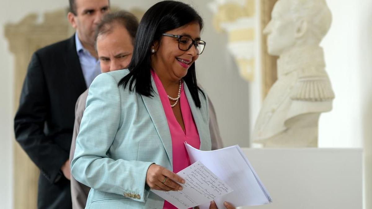 La presidenta de la Asamblea Constituyente venezolana, Delcy Rodríguez en una foto de archivo.