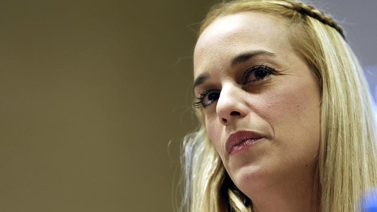
 Lilian Tintori, esposa del opositor venezolano Leopoldo López. 
