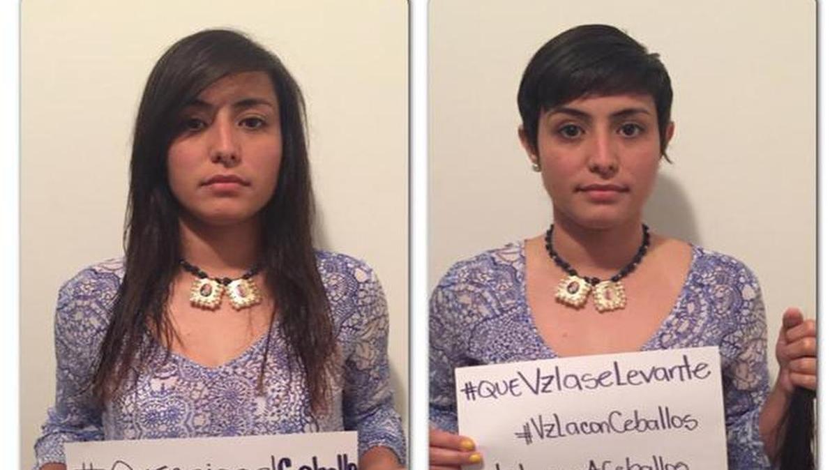 
La alcaldesa venezolana Patricia de Ceballos publicó estás imagenes en su cuenta de Twitter para exigir la liberación de su esposo, Daniel Ceballos, y otros presos políticos. 
