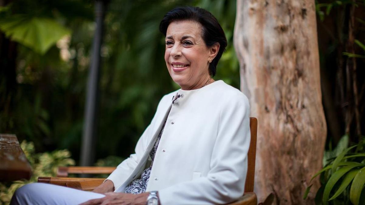 Antonieta Mendoza de López ofrece una entrevista a Efe el 27 de febrero de 2016 en la ciudad de Caracas (Venezuela).