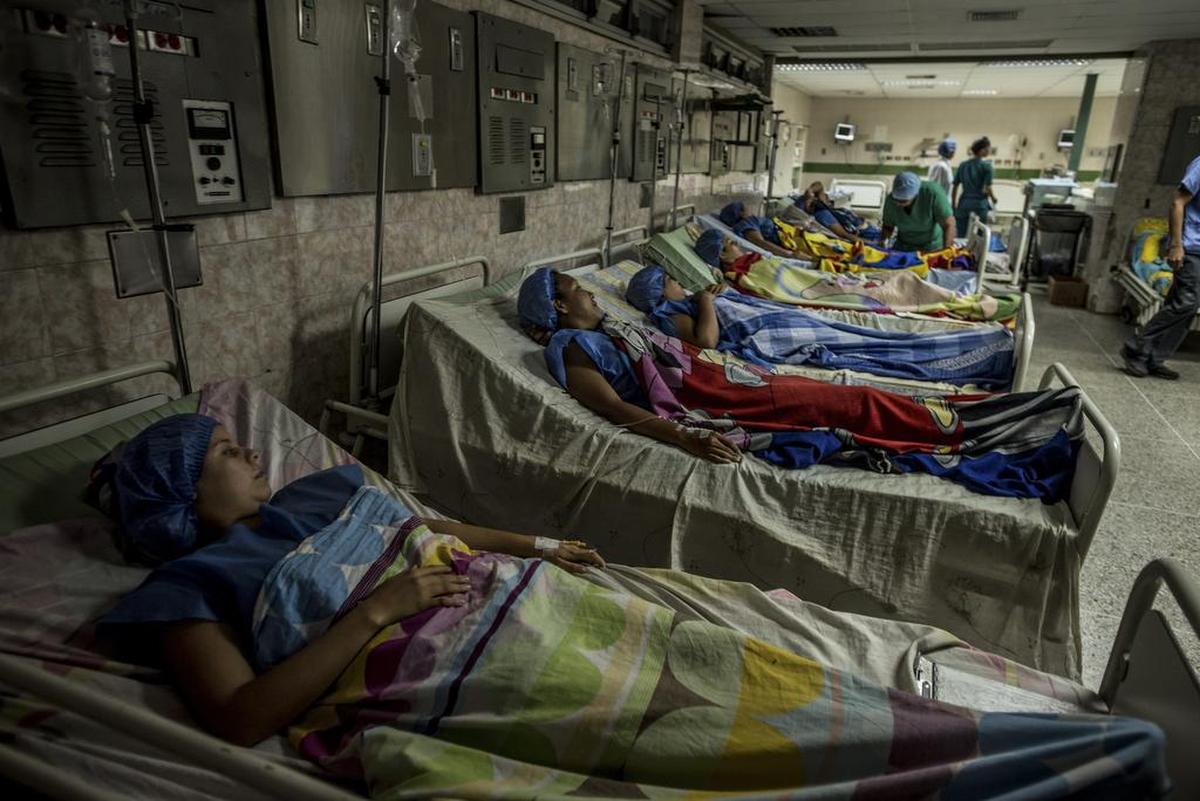 Alrededor de 21 mujeres fueron operadas durante un evento de esterilización gratuita en el Hospital José Gregorio Hernández de Caracas, en julio.