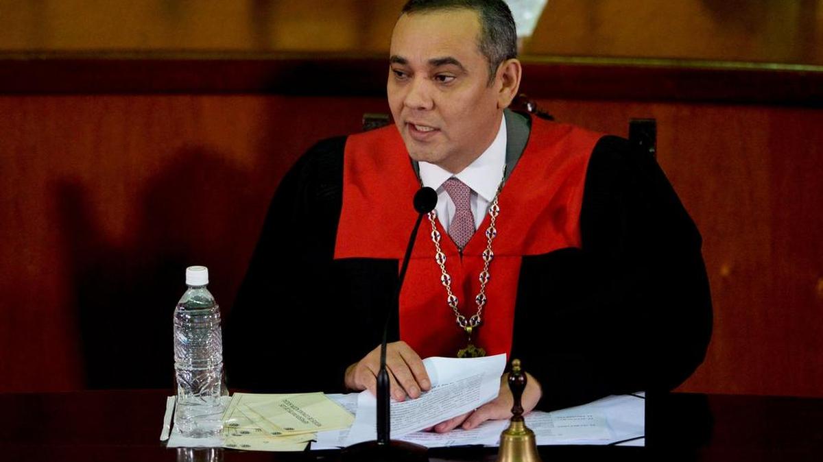 El presidente del Tribunal Supremo de Justicia (TSJ) de Venezuela, Maikel Moreno, en una fotografía del 3 de marzo de 2017.