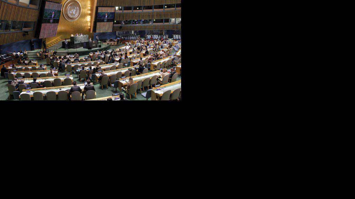 Representantes de todo el mundo en la ONU.