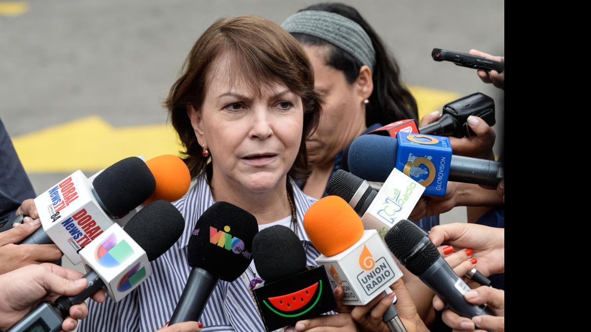 
Mitzy Capriles de Ledezma, esposa del alcalde opositor preso Antonio Ledezma. 