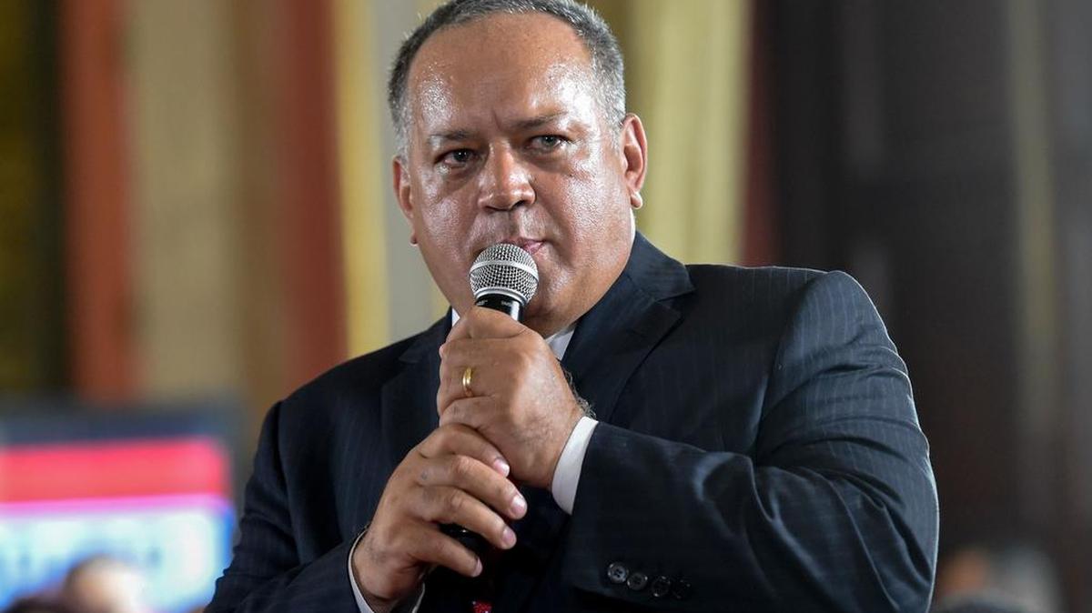 Fotografía de archivo de Diosdado Cabello, presidente de la Asamblea Constituyente de Venezuela.