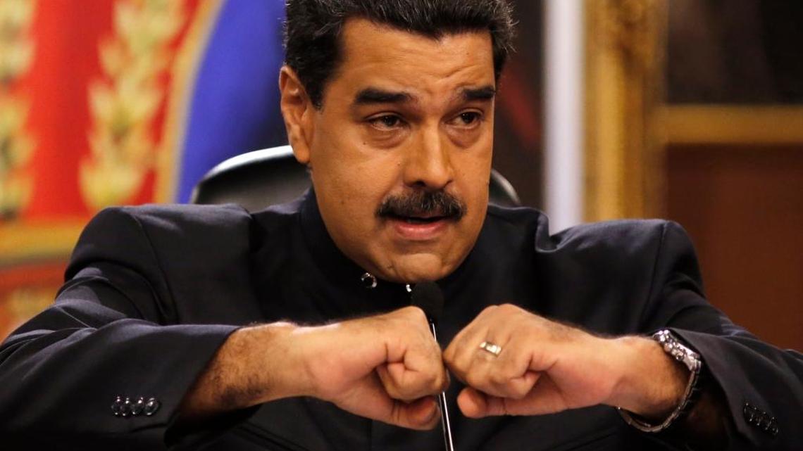 El gobernante venezolano Nicolás Maduro ofrece una conferencia de prensa en Caracas, Venezuela, Thursday, el 22 de junio.