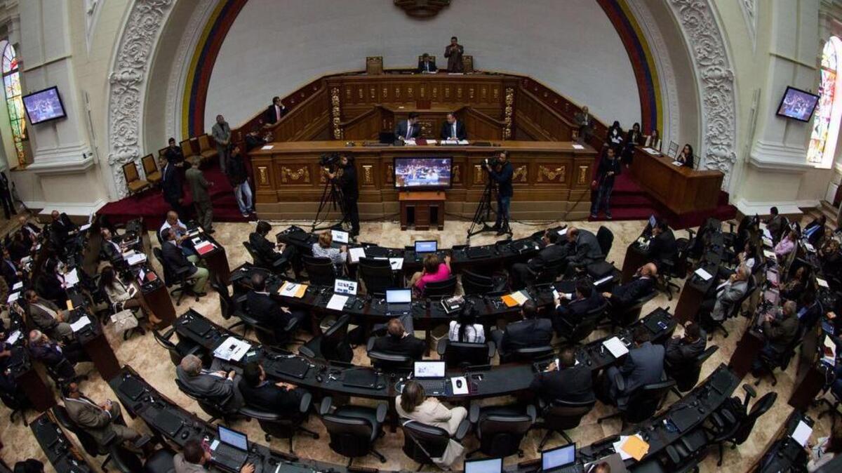 La Asamblea Nacional (AN, Parlamento) de Venezuela.