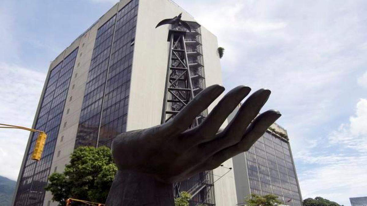 
Vista de las oficinas principales de la estatal Petróleos de Venezuela en Caracas.
