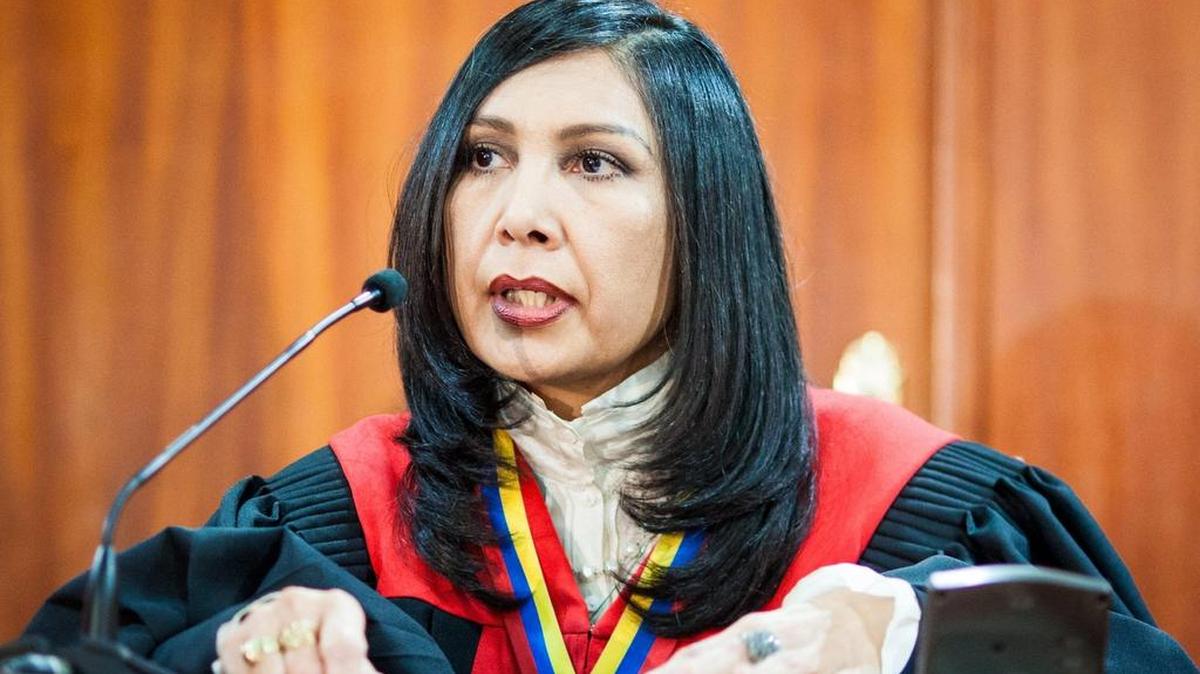 La presidenta del Tribunal Supremo de Justicia de Venezuela (TSJ), Gladys Gutiérrez. Imagen de archivo de 2013. 