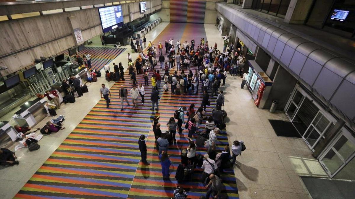Vista del Aeropuerto Internacional Simón Bolívar en Maiquetía, cerca de Caracas, en diciembre de 2015.