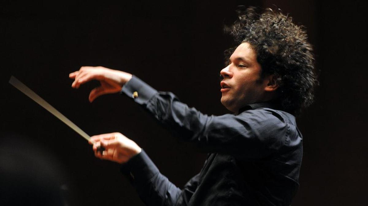 El director de orquesta, Gustavo Dudamel.