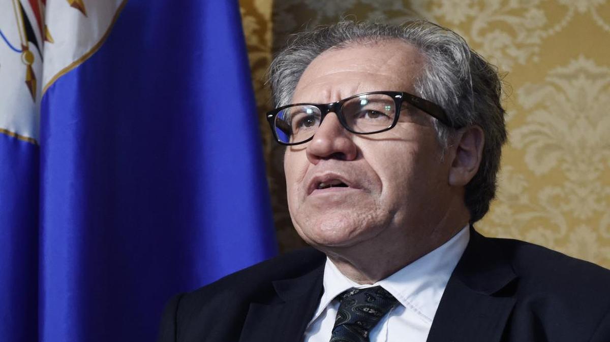 El secretario general de la OEA, Luis Almagro, habla el jueves 19 de mayo de 2016, en la sede de la Organización de Estados Americanos en Washington, DC.