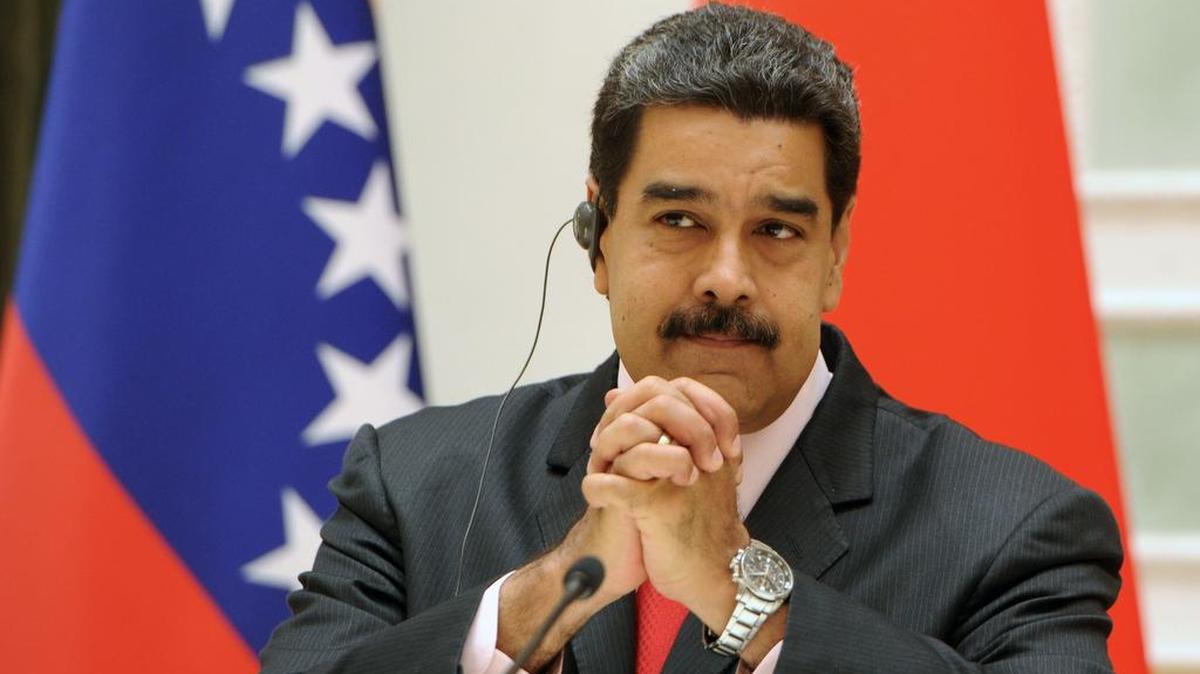 El presidente de Venezuela, Nicolás Maduro, durante su visita el 5 de octubre a Minsk, Bielorrusia.
