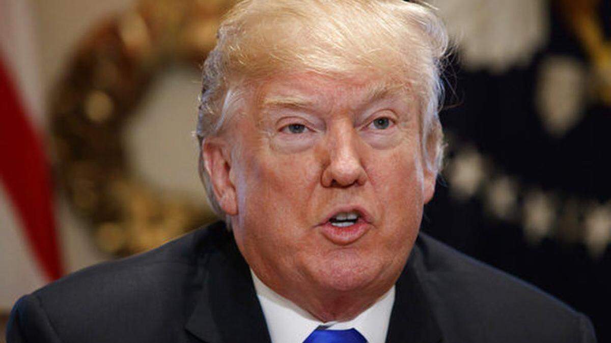El presidente Donald Trump durante una reunión con su gabinete en la Casa Blanca, en Washington, el 20 de diciembre de 2017.