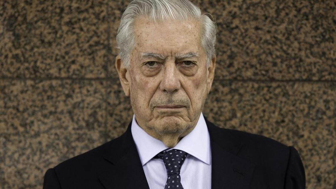 El premio Nobel de literatura Mario Vargas Llosa en Madrid, en el 2015.