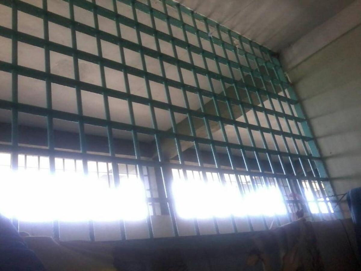 El interior de la celda en la prisión de Tucuyito, en Venezuela, donde está recluido el sargento de la Guardia Nacional Edgardo Salazar Garrido.