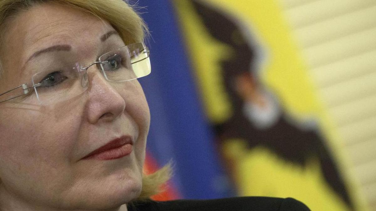 La exfiscal venezolana Luisa Ortega participa durante la reunión de fiscales de los países del Mercosur el miércoles 23 de agosto de 2017, en Brasilia (Brasil).