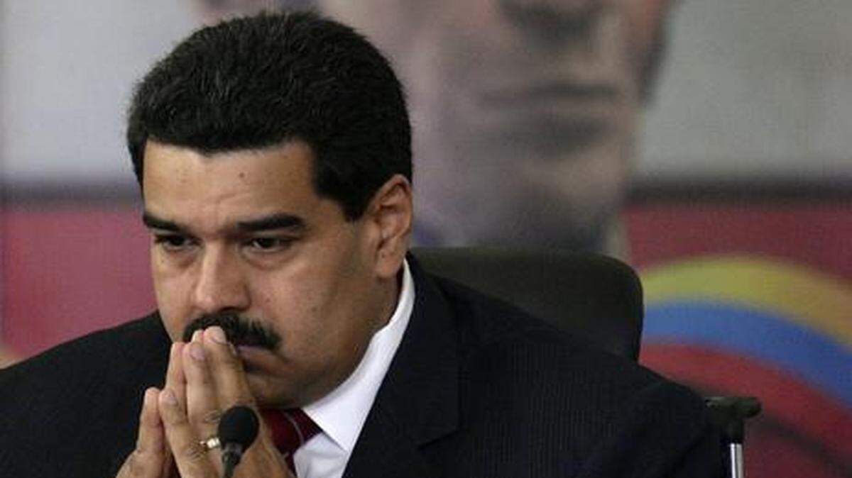 
El presidente Nicolás Maduro durante una conferencia de prensa en Miraflores en enero.
