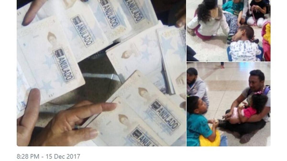 Publicación en Twitter de la periodista venezolana Beatriz Adrián.