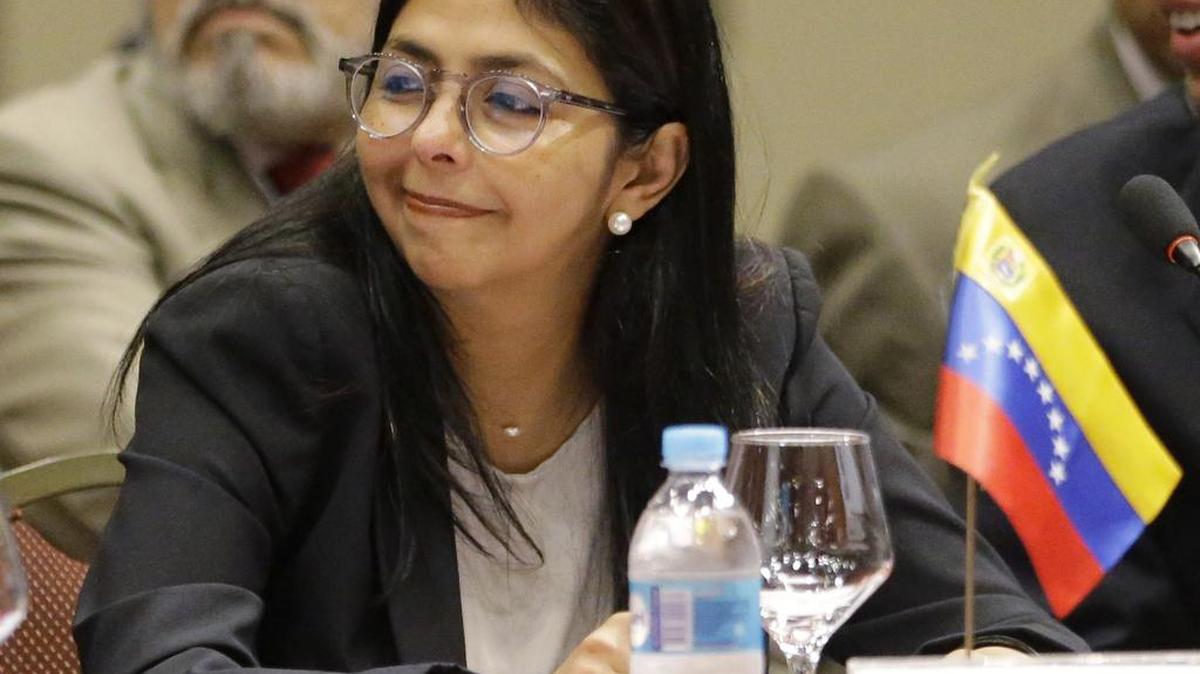 La canciller de Venezuela, Delcy Rodríguez.
