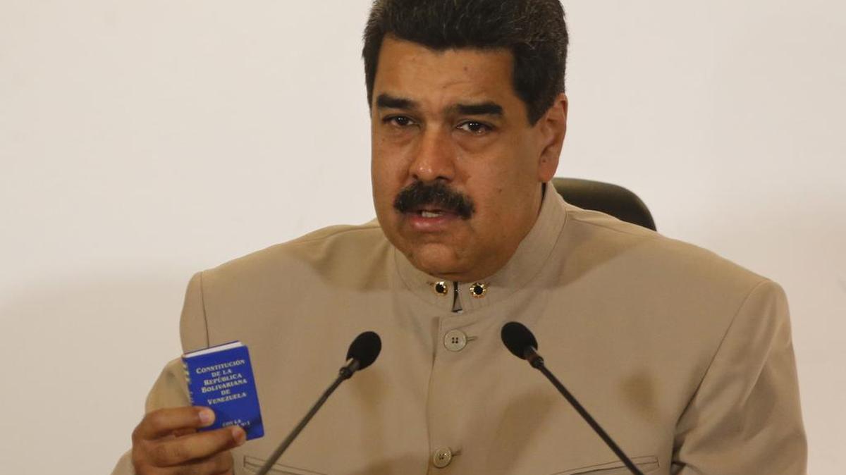 El presidente de Venezuela, Nicolás Maduro, el 3 de mayo de 2017.