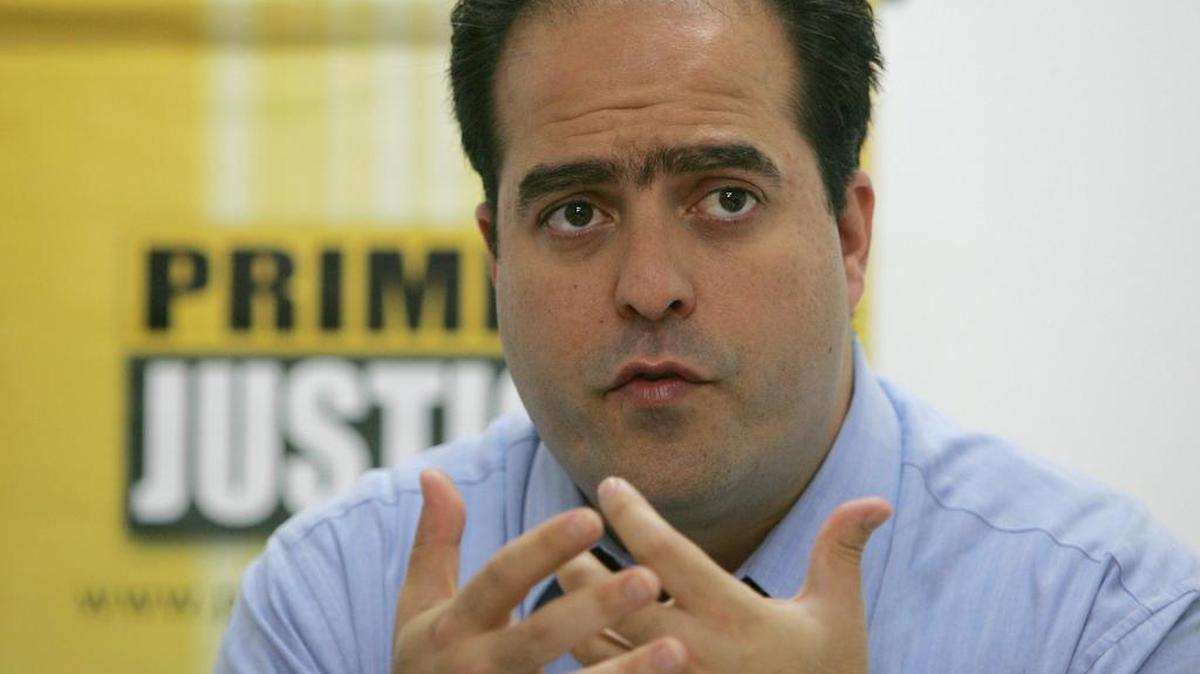 Foto de archivo del diputado Julio Borges, coordinador del partido Primero Justicia (PJ).
