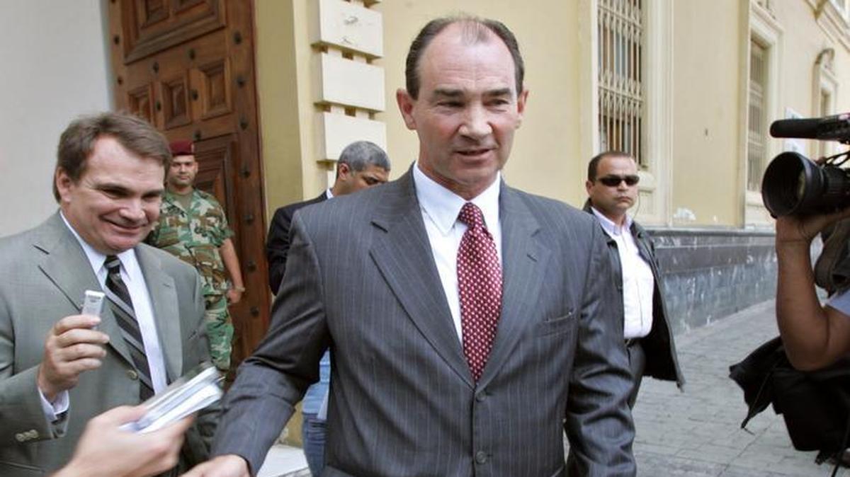 
Patrick Duddy, ex embajador de EEUU en Venezuela luego de presentar credenciales en Caracas en octubre del 2007.

