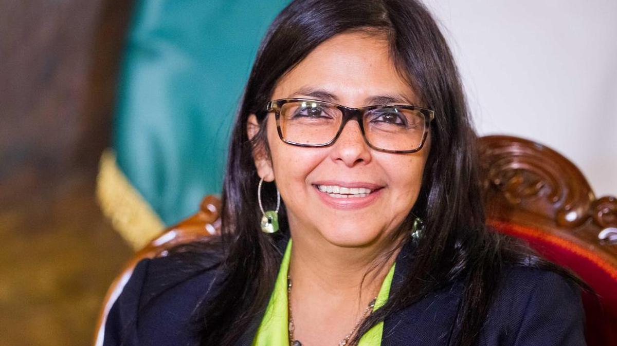 La ministra de Relaciones Exteriores de Venezuela, Delcy Rodríguez en una foto de archivo del jueves 23 de febrero del 2017, en la ciudad de Caracas (Venezuela).