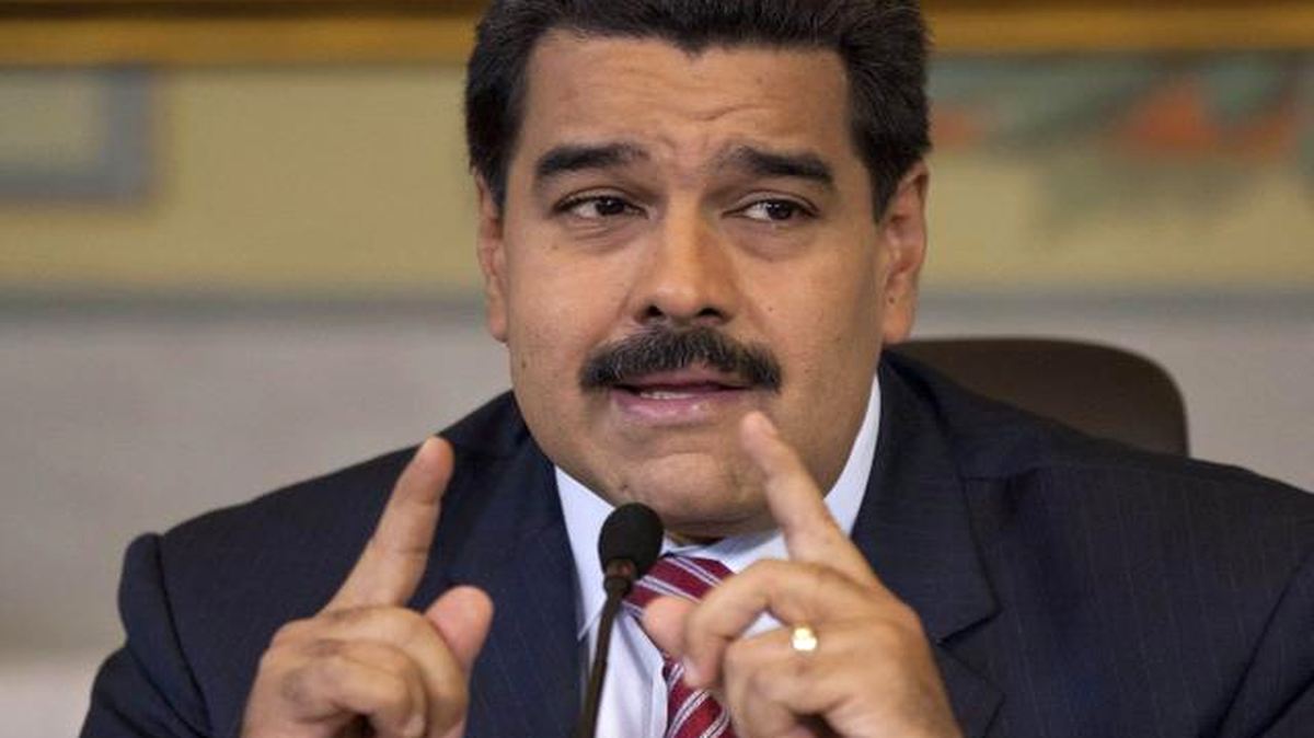 
El gobernante venezolano Nicolás Maduro durante una conferencia de prensa en Caracas en octubre del 2014.
