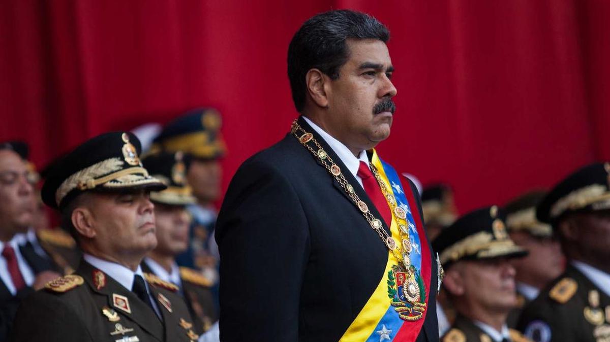 El gobernante venezolano Nicolás Maduro en un acto militar en Caracas el 24 de mayo.