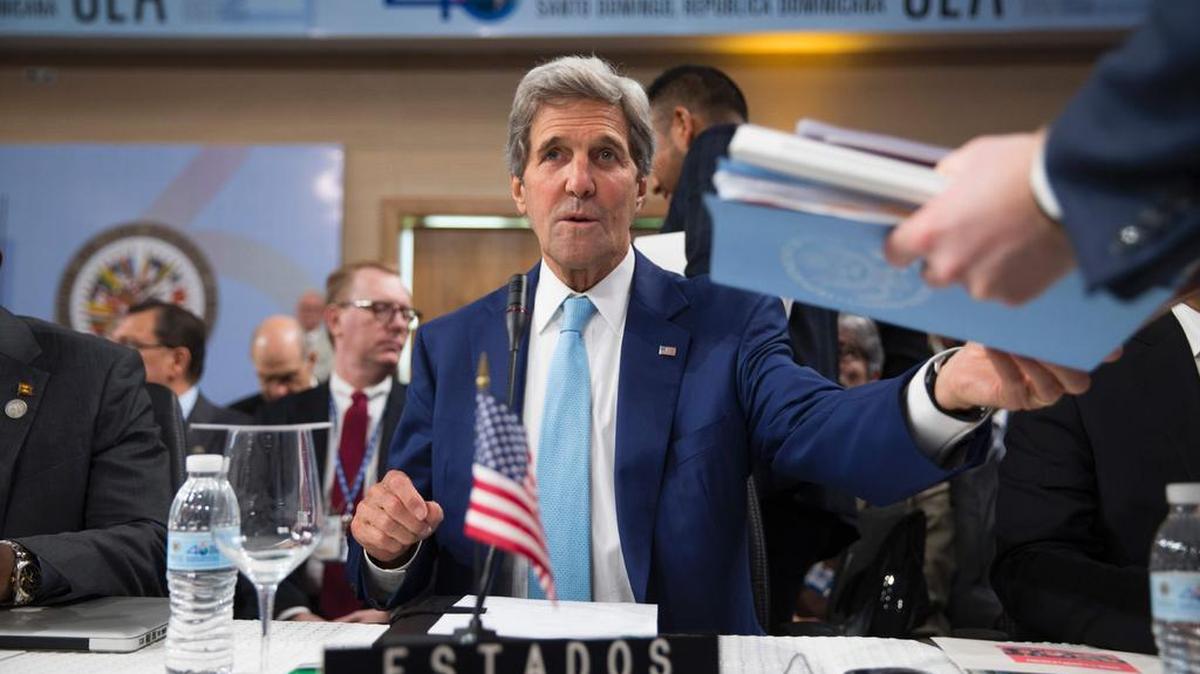 Las peticiones que hizo John Kerry a Caracas coinciden con las que Luis Almagro exige para cualquier iniciativa de diálogo en Venezuela.