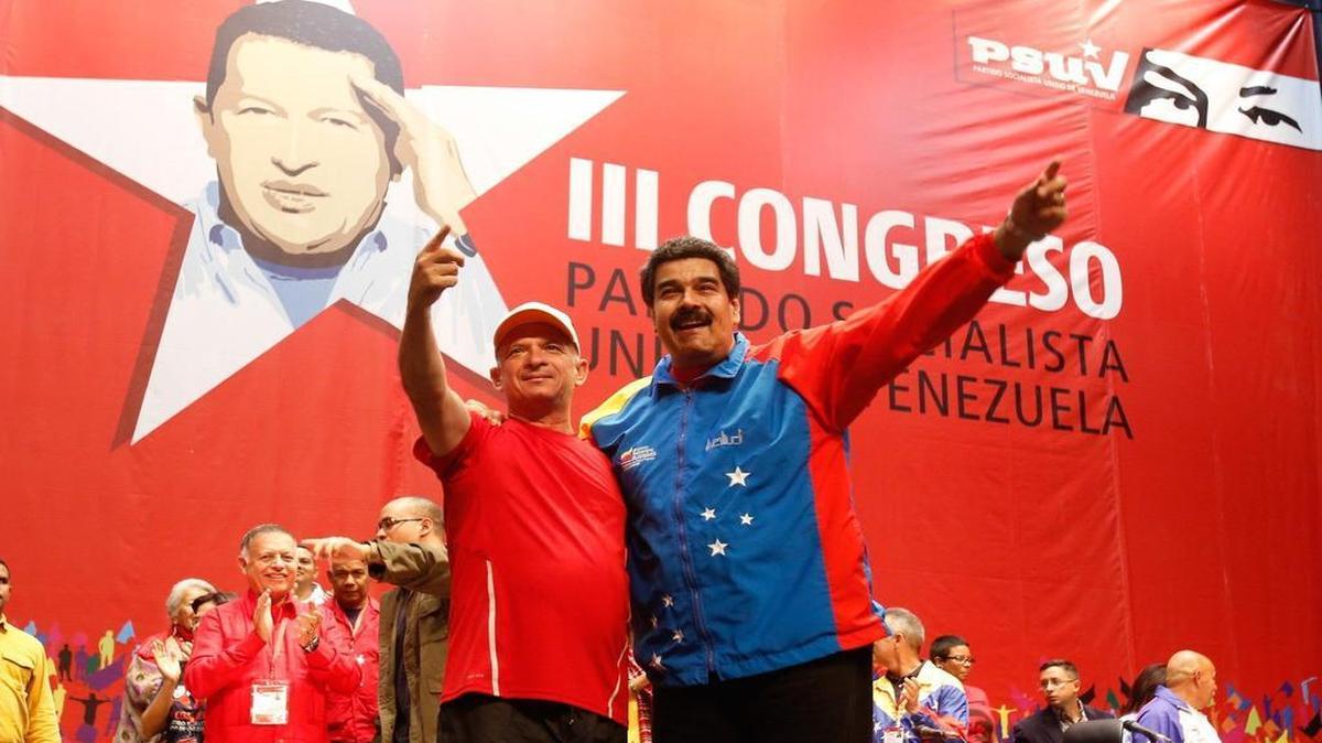 Hugo Carvajal, Venezuela’s former intelligence chief, during better times with leader Nicolás Maduro. Carvajal will be extradited to the U.S. to face drug-trafficking charges 