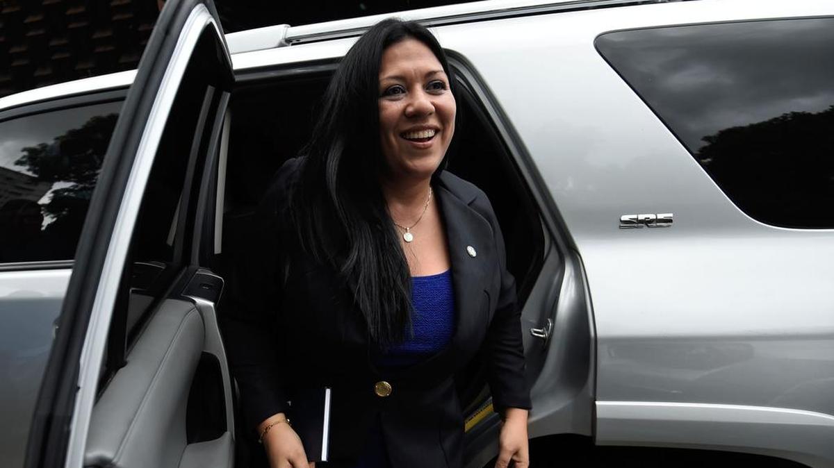 Katherine Haringhton, la vicefiscal general designada por el Tribunal Supremo de Venezuela, en una foto del 6 de julio de 2017.