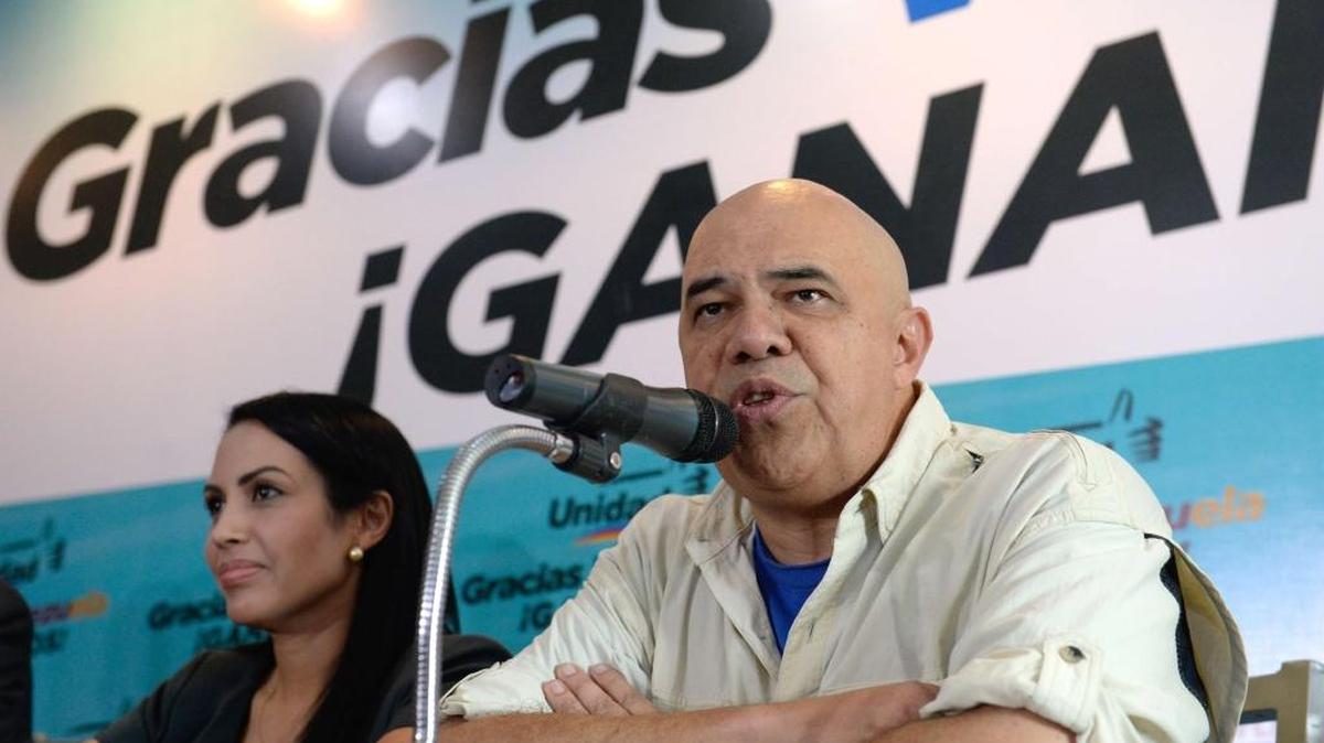 El secretario ejecutivo de la MUD, Jesús Torrealba. 