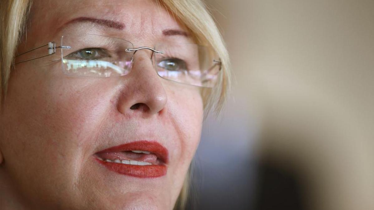 La ex fiscal venezolana Luisa Ortega participa durante la reunión de fiscales de los países del Mercosur el miércoles 23 de agosto de 2017, en Brasilia (Brasil).
