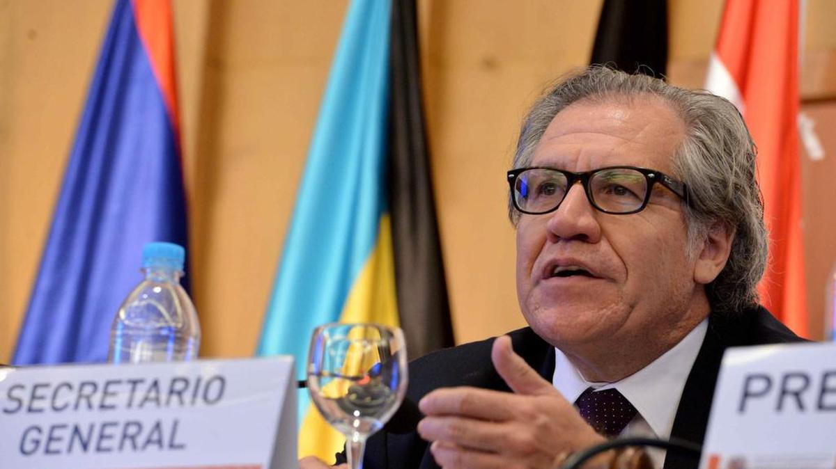 El secretario general de la de la Organización de los Estados Americanos, Luis Almagro, participa de la tercera reunión de ministros y altas autoridades de desarrollo social hoy, jueves 14 de julio de 2016, en Asunción (Paraguay).