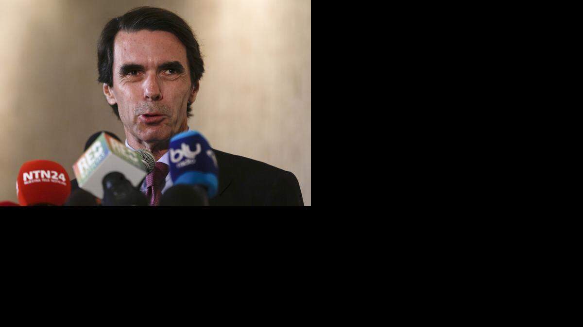 
El ex presidente del gobierno español, José María Aznar. 