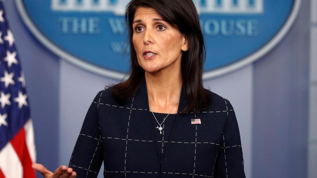 Nikki Haley, embajadora estadounidense ante la ONU, dijo: ‘No estamos buscando una acción del Consejo de Seguridad, lo que buscábamos era que el Consejo de Seguridad viese exactamente cuál es la situación’.