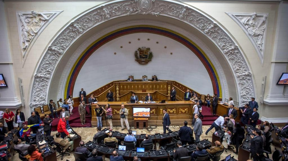 Vista general durante una sesión de la Asamblea Nacional de Venezuela el martes 1 de noviembre de 2016, en Caracas (Venezuela). 