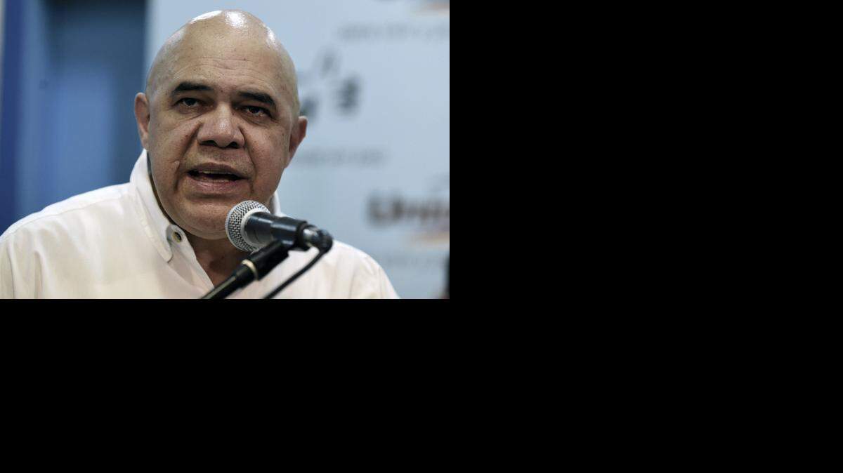 El periodista comunitario Jesús "Chuo" Torrealba.