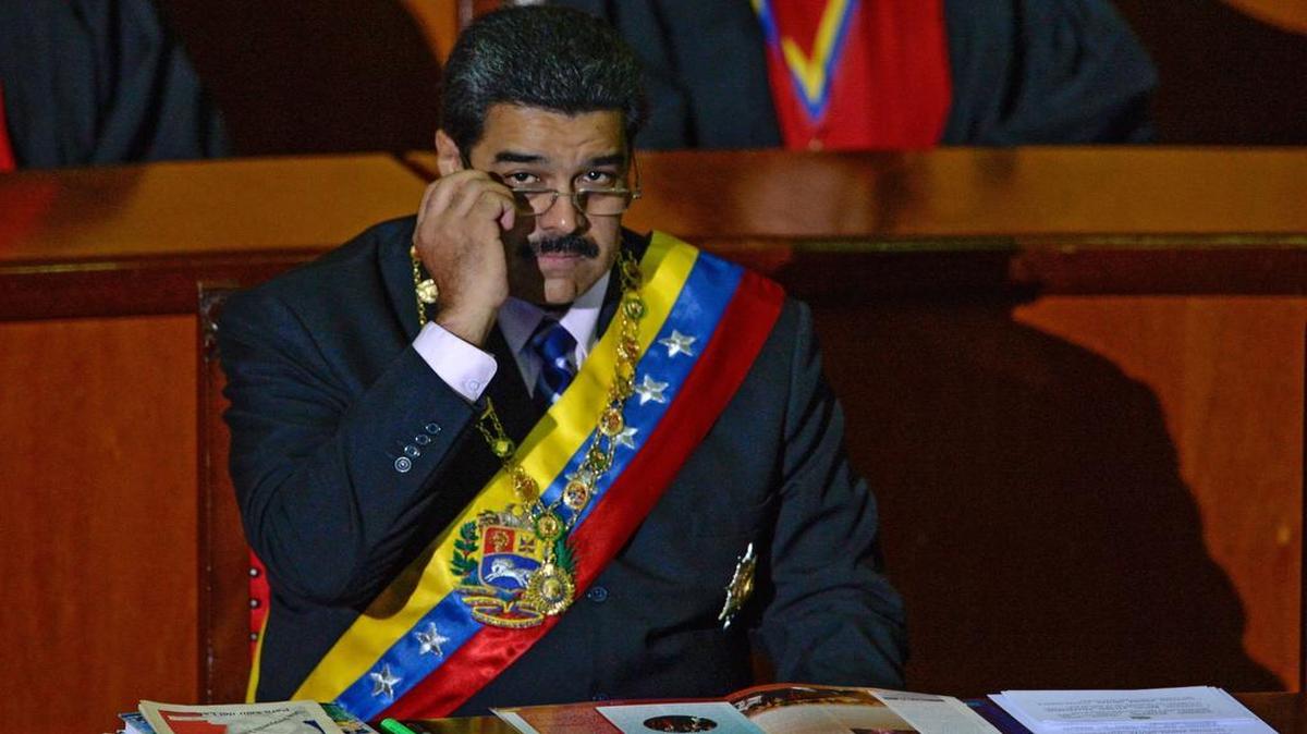 El gobernante venezolano Nicolás Maduro durante una sesión del Tribunal Supremo en Caracas el 29 de enero.