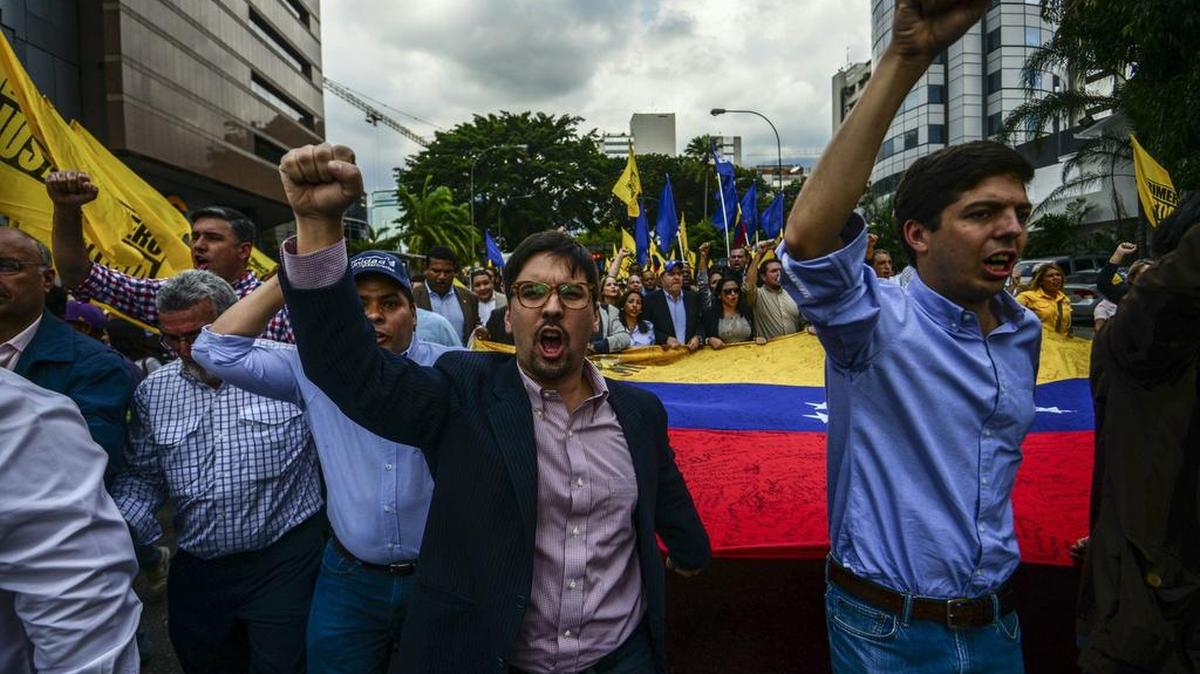 El primer vicepresidente de la Asamblea Nacional de Venezuela, el opositor Freddy Guevara.