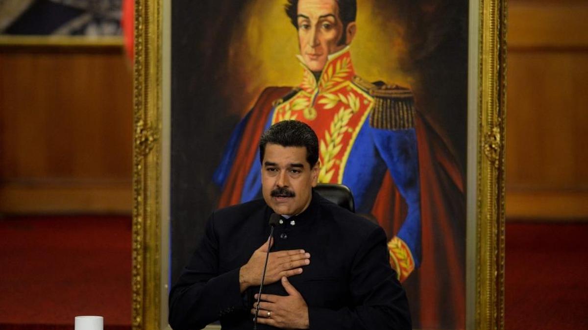 El presidente venezolano durante una conferencia de prensa el pasado 17 de octubre en el Palacio Miraflores.