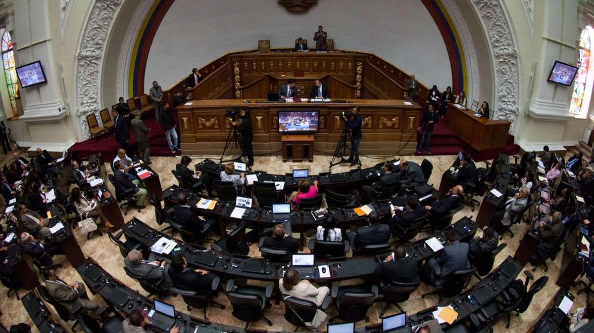 La Asamblea Nacional (AN, Parlamento) de Venezuela.