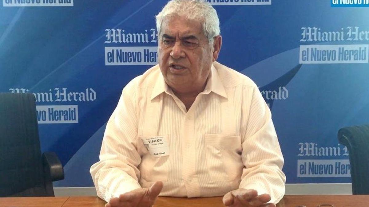 Carlos Ortega, ex presidente de la CTV en Venezuela, que jugó un importante papel en organizar las masivas protestas contra el fallecido presidente Hugo Chávez en el 2002.