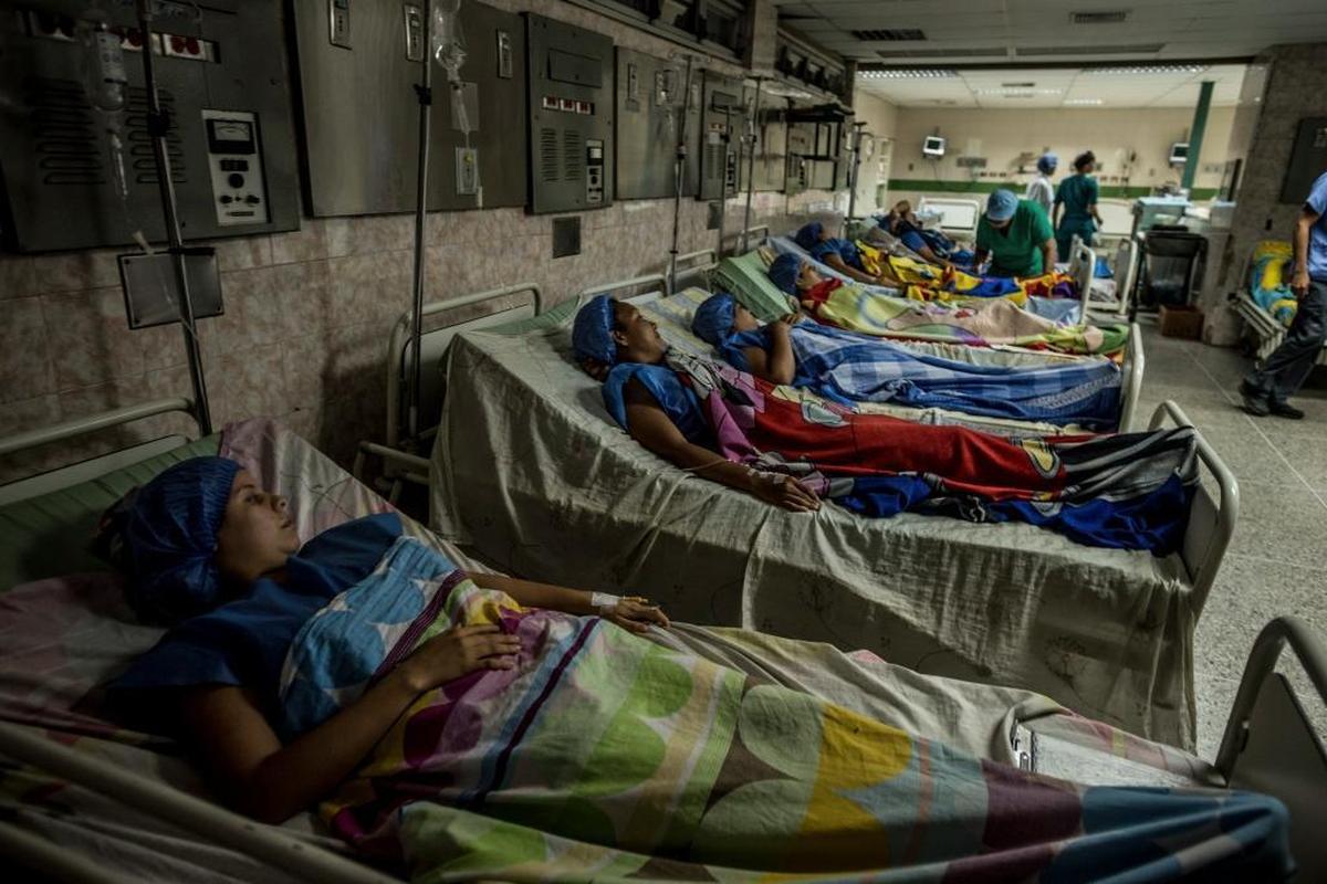 Veintiuna mujeres fueron operadas durante un evento de esterilización gratuita en el Hospital José Gregorio Hernández de Caracas, en julio del 2017.