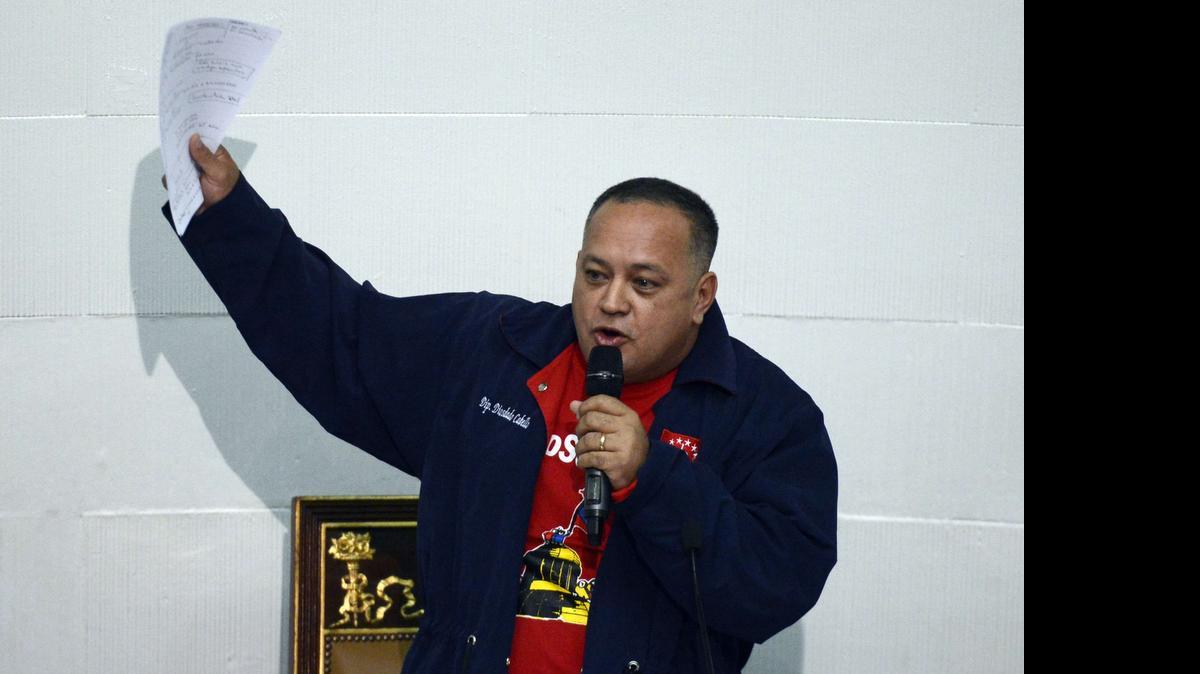 
Diosdado Cabello, presidente de la Asamblea Nacional de Venezuela, en una foto de archivo el 14 de noviembre de 2013.
