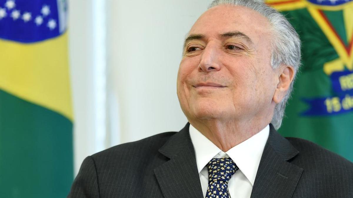 El presidente de Brasil, Michel Temer.