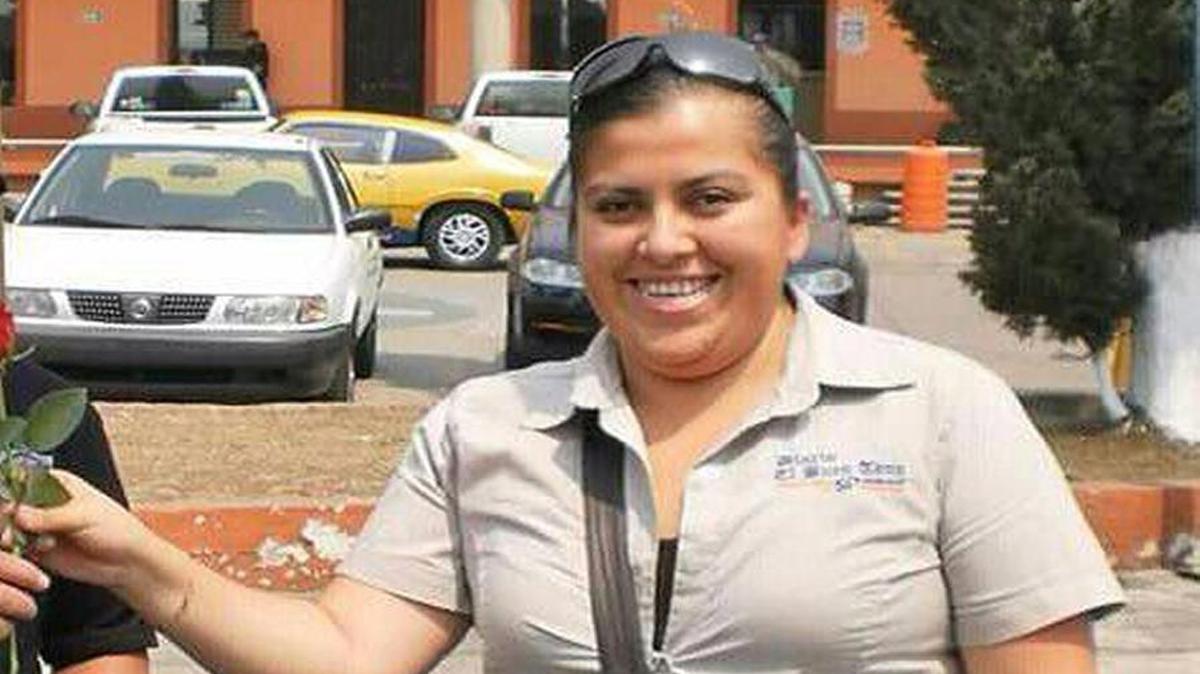 Fotografía sin fechar de la periodista Anabel Flores Salazar quien fue sacada el lunes a la fuerza de su vivienda en el estado de Veracruz, México.