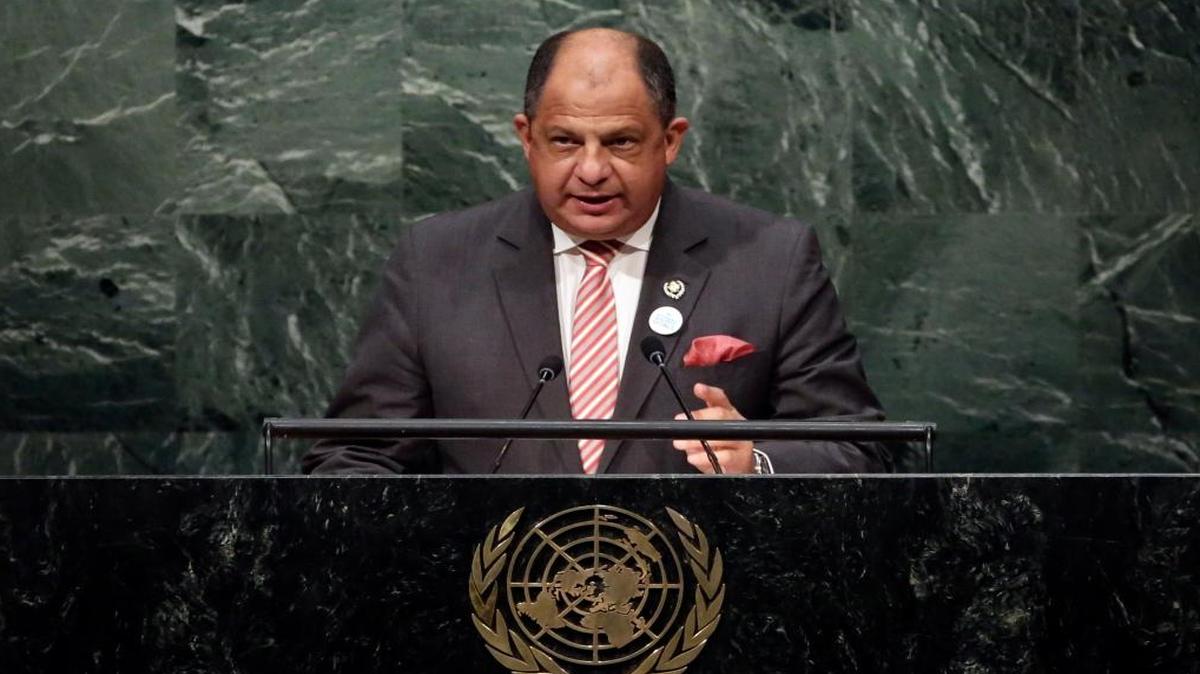 El presidente de Costa Rica, Luis Guillermo Solís Rivera.